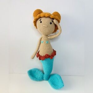 Handcrafted Mermaid Doll Crochet Amigurumi